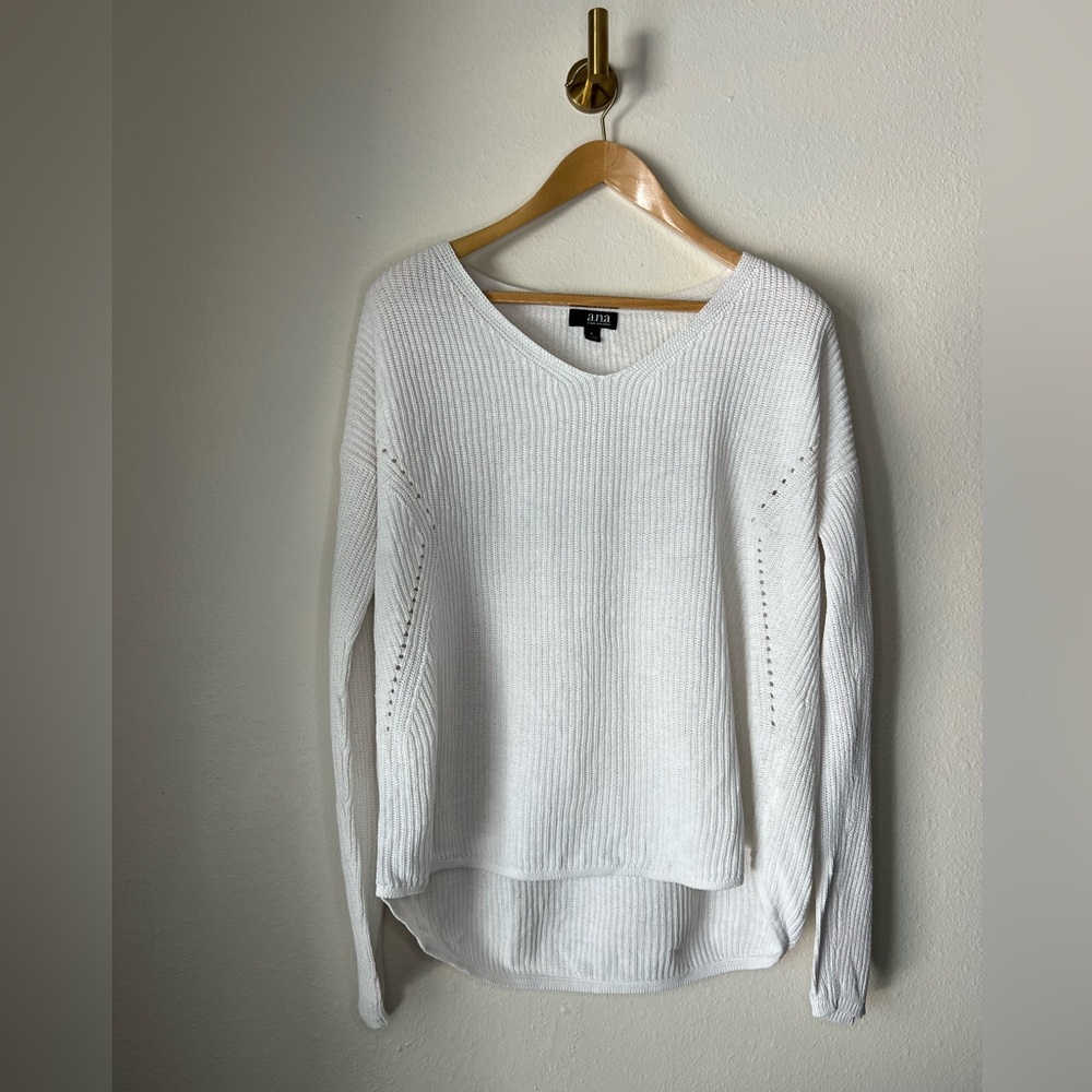 Light Gray a.n.a. Cotton Sweater size L